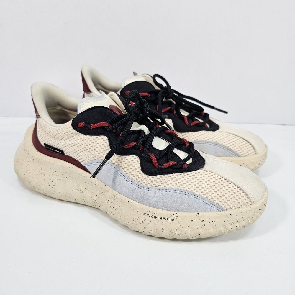 Cole Haan Generation Zerogrand II SQL Sneaker Ivory Syrah Heather Women's Sz 9B